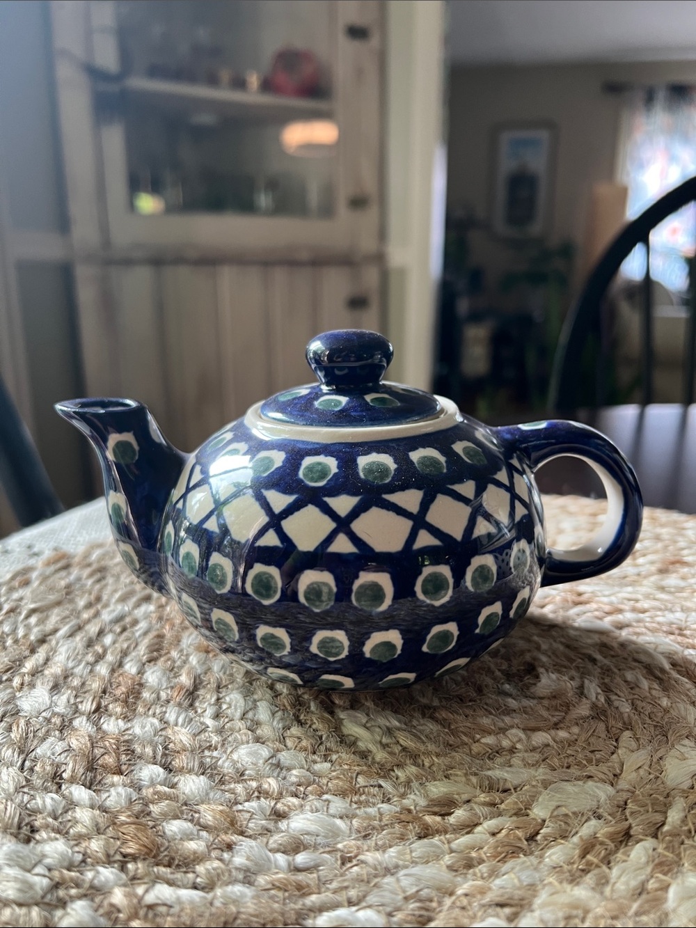 Boleslawiec Teapot Hand Made In Poland